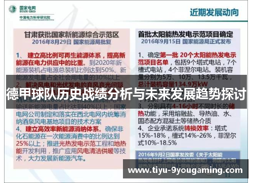 德甲球队历史战绩分析与未来发展趋势探讨